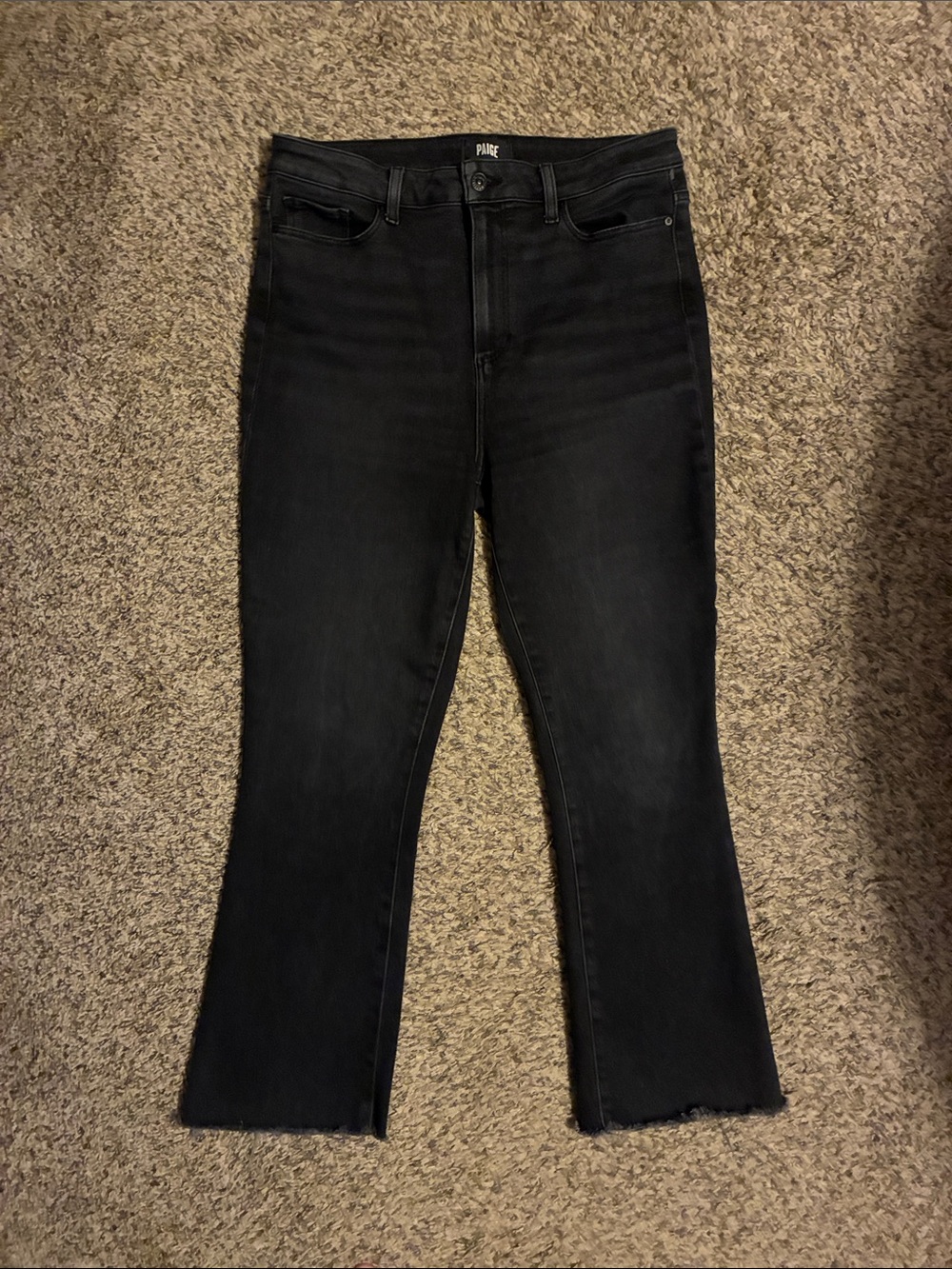 Paige Claudine high rise ankle flare jeans -size 32